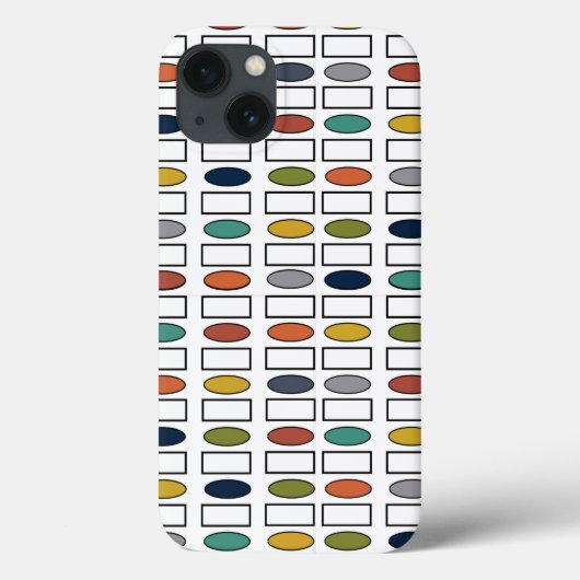 Coques Case-Mate iPhone Ovales et rectangles (Verso)
