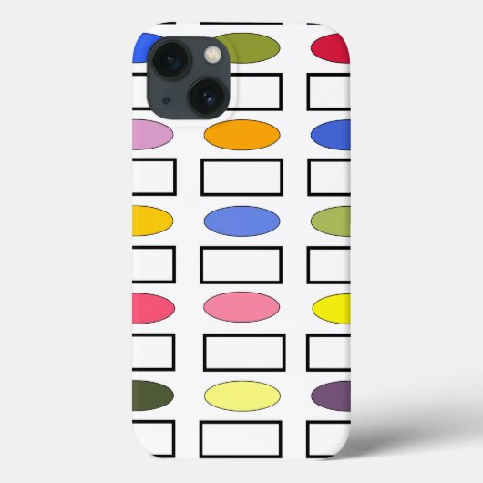 Coques Case-Mate iPhone Ovales et Rectangles - Jardin Fleur (Verso)