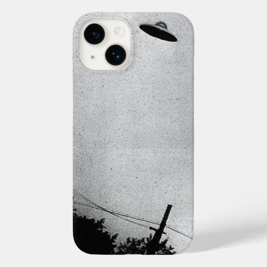 Coques Case-Mate iPhone OVNI Alien Extraterrestre Engin Spatial Top Secret (Verso)