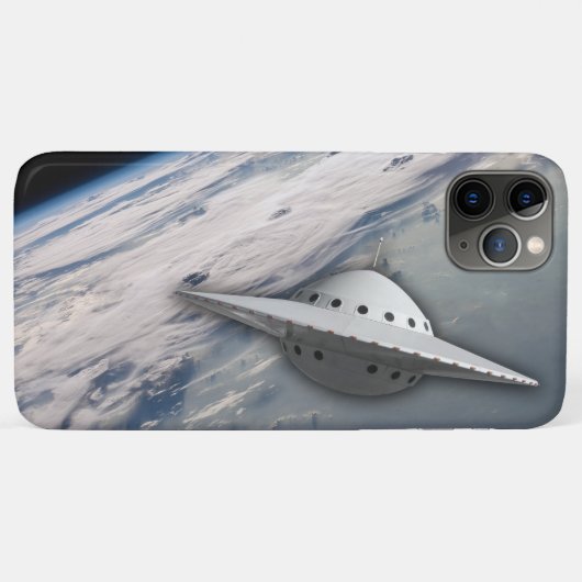 Coques Case-Mate iPhone OVNI Alien spatial dans l'espace extra-atmosphériq (Dos (Horizontal))