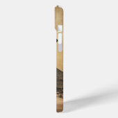 Coques Case-Mate iPhone OVNI au-dessus des pyramides (Verso / Gauche)