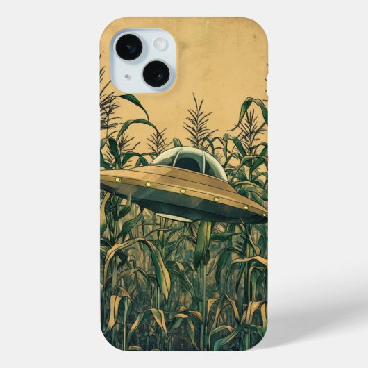 Coques Case-Mate iPhone OVNI dans champ de maïs (Verso)