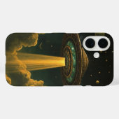 Coques Case-Mate iPhone OVNI prenant contact (Verso (horizontal))