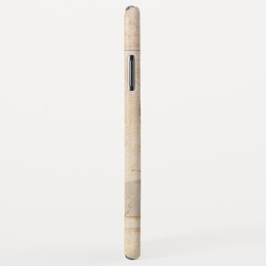 Coques Case-Mate iPhone OWL, PIink, Sepia Monogramme (Dos/Droite)