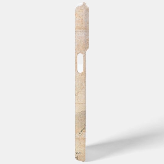 Coques Case-Mate iPhone OWL, Rose, Sepia Monogramme (Verso / Droite)