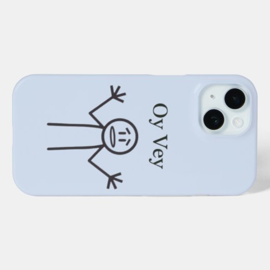 Coques Case-Mate iPhone Oy Vey  (Verso (horizontal))