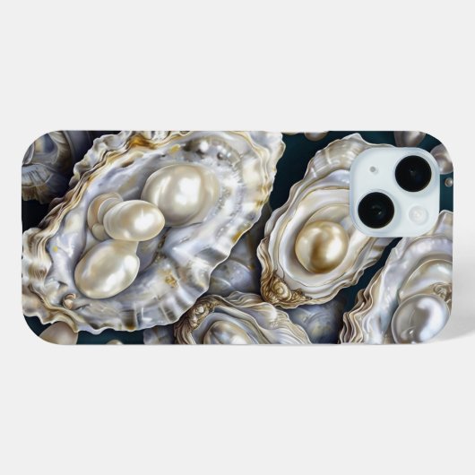 Coques Case-Mate iPhone Oyster and Pearl Traditional Case-Mate Iphone Case (Verso (horizontal))