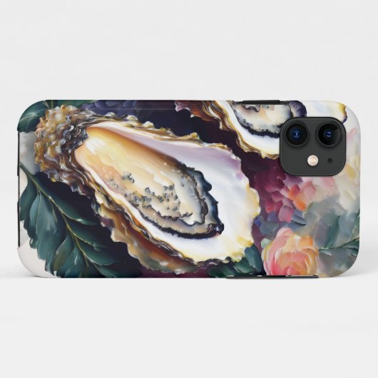 Coques Case-Mate iPhone Oyster Art Botanique (Dos (Horizontal))