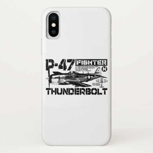 Coques Case-Mate iPhone P-47 Thunderbolt (Dos)
