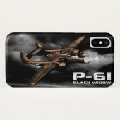 Coques Case-Mate iPhone P-61 Black Widow (Dos (Horizontal))