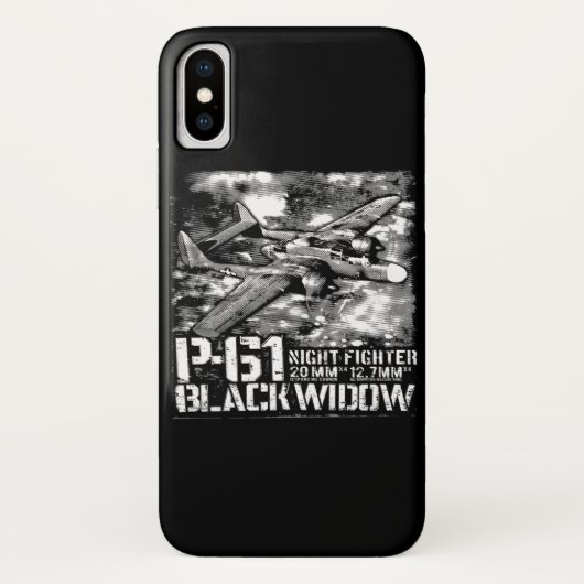 Coques Case-Mate iPhone P-61 Black Widow (Dos)