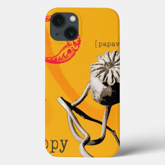 Coques Case-Mate iPhone P est pour le pavot (Verso)