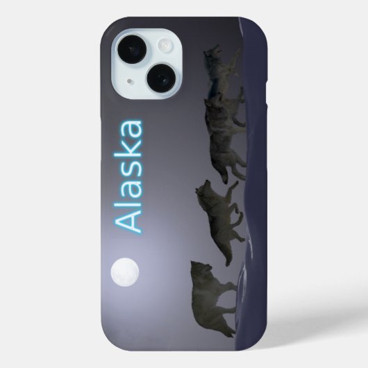 Coques Case-Mate iPhone Pack Wolf - Alaska (Verso)