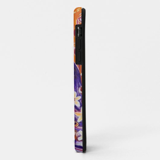 Coques Case-Mate iPhone Pacock Floral (Dos/Gauche)