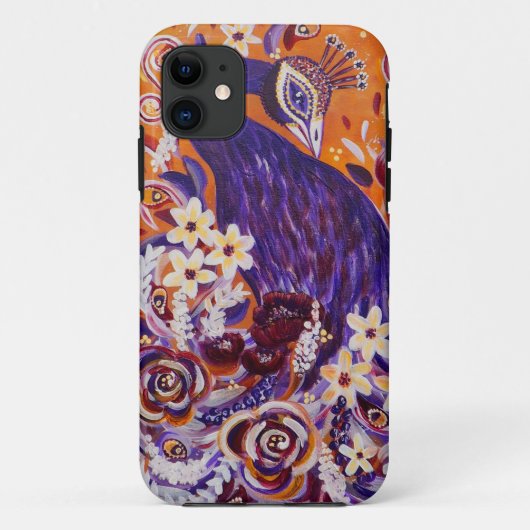 Coques Case-Mate iPhone Pacock Floral (Dos)