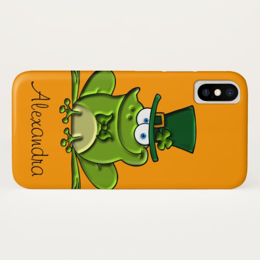 Coques Case-Mate iPhone Paddy O'Frog (Dos (Horizontal))