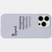 Coques Case-Mate iPhone Padel Phone Case-Personalize Word Vibe Black Grey (Verso (horizontal))