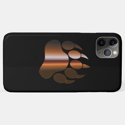 Coques Case-Mate iPhone PAGE D'OURS D'ACIER Brown (Dos (Horizontal))