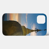 Coques Case-Mate iPhone Pagode Kyaiktiyo au coucher du soleil (Verso (horizontal))