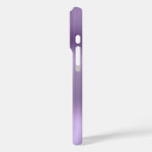 Coques Case-Mate iPhone Pailleté Argent Violet Clair Métallisé Féminin (Verso / Gauche)