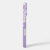 Coques Case-Mate iPhone Pailleté Violet Clair Signature Glam (Verso / Droite)