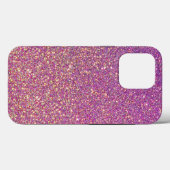 Coques Case-Mate iPhone Paillette rose  (Verso (horizontal))