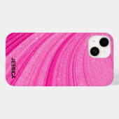 Coques Case-Mate iPhone Paillette rose (Verso (horizontal))