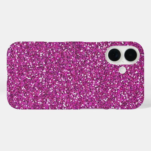 Coques Case-Mate iPhone Paillette rose (Verso (horizontal))