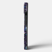 Coques Case-Mate iPhone Paillettes bleu violet | motif étincelant (Verso / Gauche)