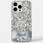 Coques Case-Mate iPhone Paillettes Carrées Brillant Strass Ruban (Verso)