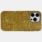 Coques Case-Mate iPhone Paillettes dorées (Verso (horizontal))