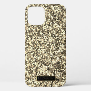 Case-Mate iPhone Case Paillettes dorées scintillantes tendance, cadre pe