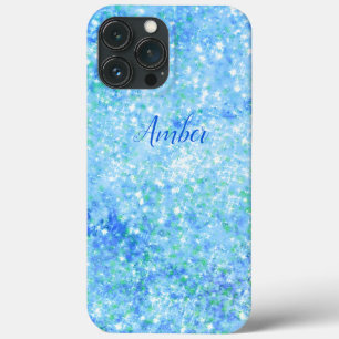Case-Mate iPhone Case Paillettes Élégantes Bleu Bébé