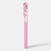 Coques Case-Mate iPhone Paillettes Rose Clair Signature Glam (Verso / Gauche)