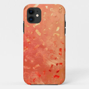 Case-Mate iPhone Case Paillettes rouge orange or