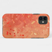 Coques Case-Mate iPhone Paillettes rouge orange or (Dos (Horizontal))