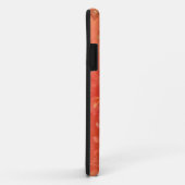 Coques Case-Mate iPhone Paillettes rouge orange or (Dos/Droite)