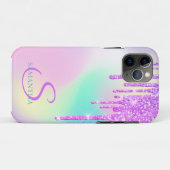 Coques Case-Mate iPhone Paillettes tendance holographiques gouttes (Dos (Horizontal))