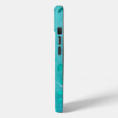 Coques Case-Mate iPhone Paillettes Turquoise (Verso / Gauche)