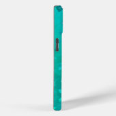 Coques Case-Mate iPhone Paillettes Turquoise (Verso / Droite)