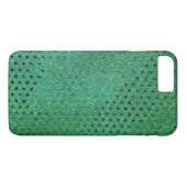 Coques Case-Mate iPhone Paillettes vertes (Dos (Horizontal))