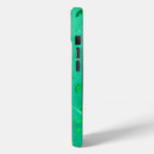 Coques Case-Mate iPhone Paillettes Vertes (Verso / Gauche)