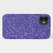 Coques Case-Mate iPhone Paillettes violettes (Dos (Horizontal))