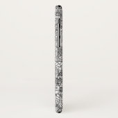 Coques Case-Mate iPhone pain d'épice ville noir blanc (Dos/Gauche)