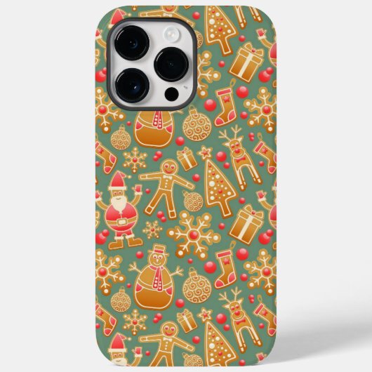 Coques Case-Mate iPhone Pain d'épices/biscuits/Noël (Verso)