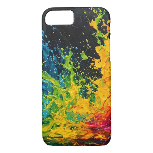 Coques Case-Mate iPhone Paint coloré (Dos)