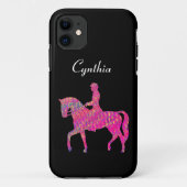 Coques Case-Mate iPhone Paint de cheval et de cavalier (Dos)
