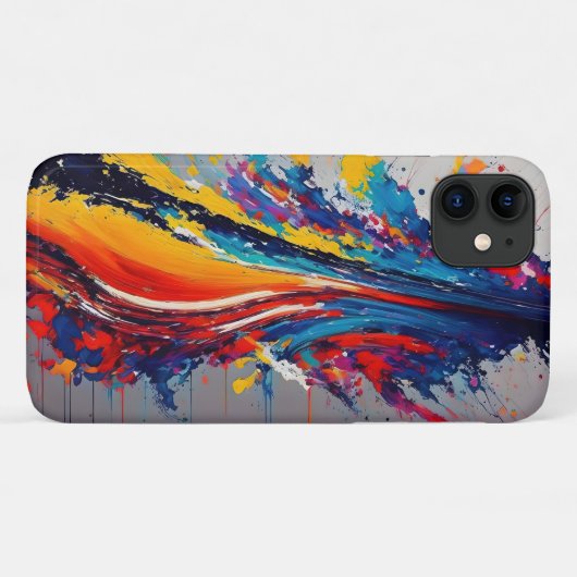 Coques Case-Mate iPhone Paint Splatter (Dos (Horizontal))