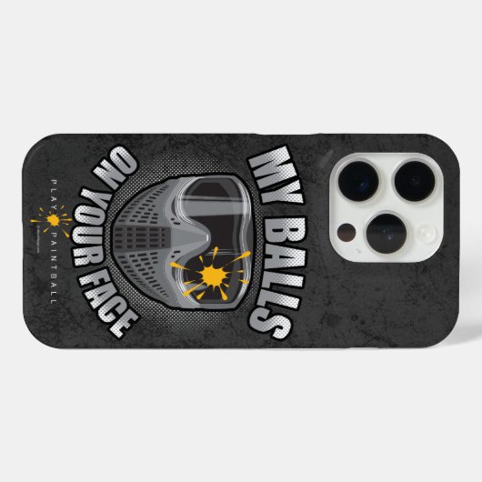 Coques Case-Mate iPhone Paintball on Your Face (Verso (horizontal))