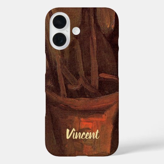 Coques Case-Mate iPhone Paintbrusks Still Life en Pot par Vincent van Gogh (Verso)